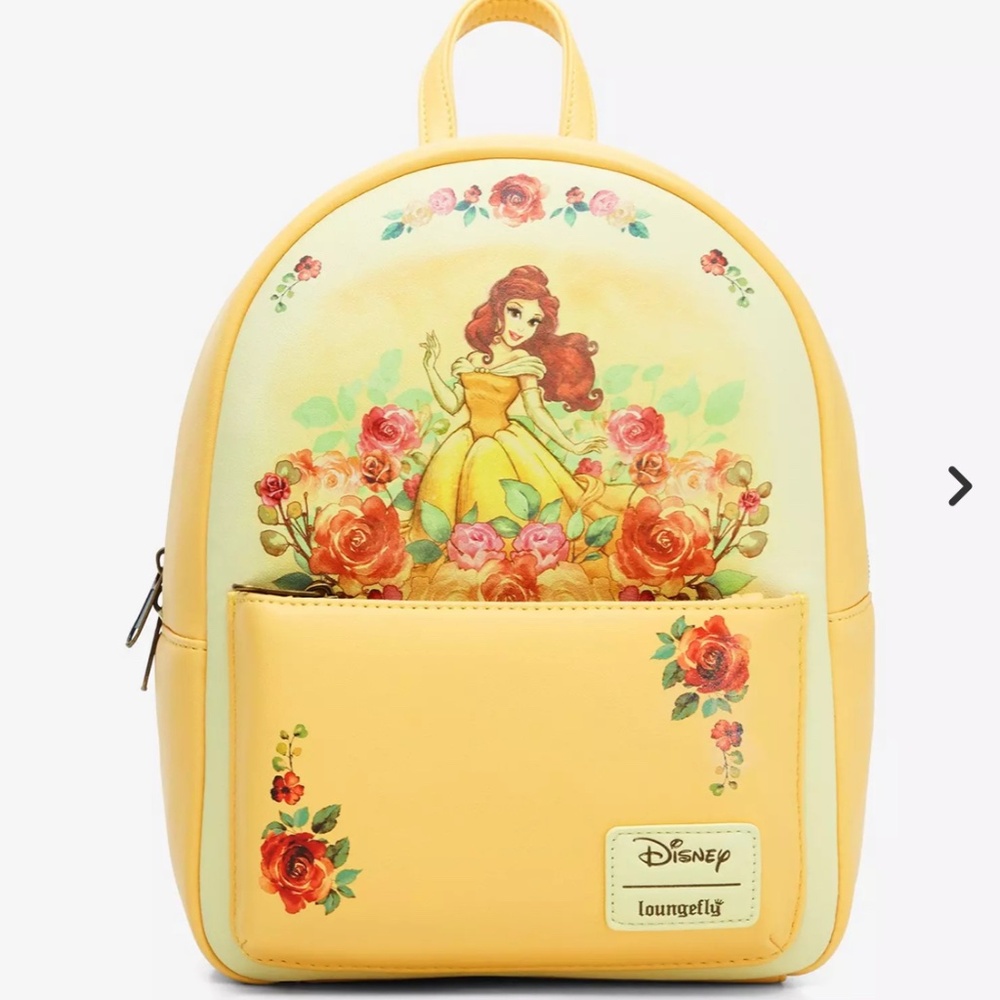 Loungefly Beauty and the Beast Roses Mini Backpack Disney Belle